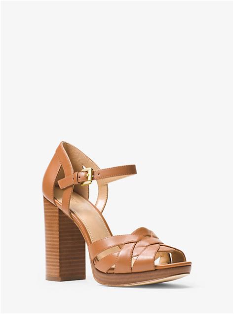 Annaliese Leather Platform Sandal 